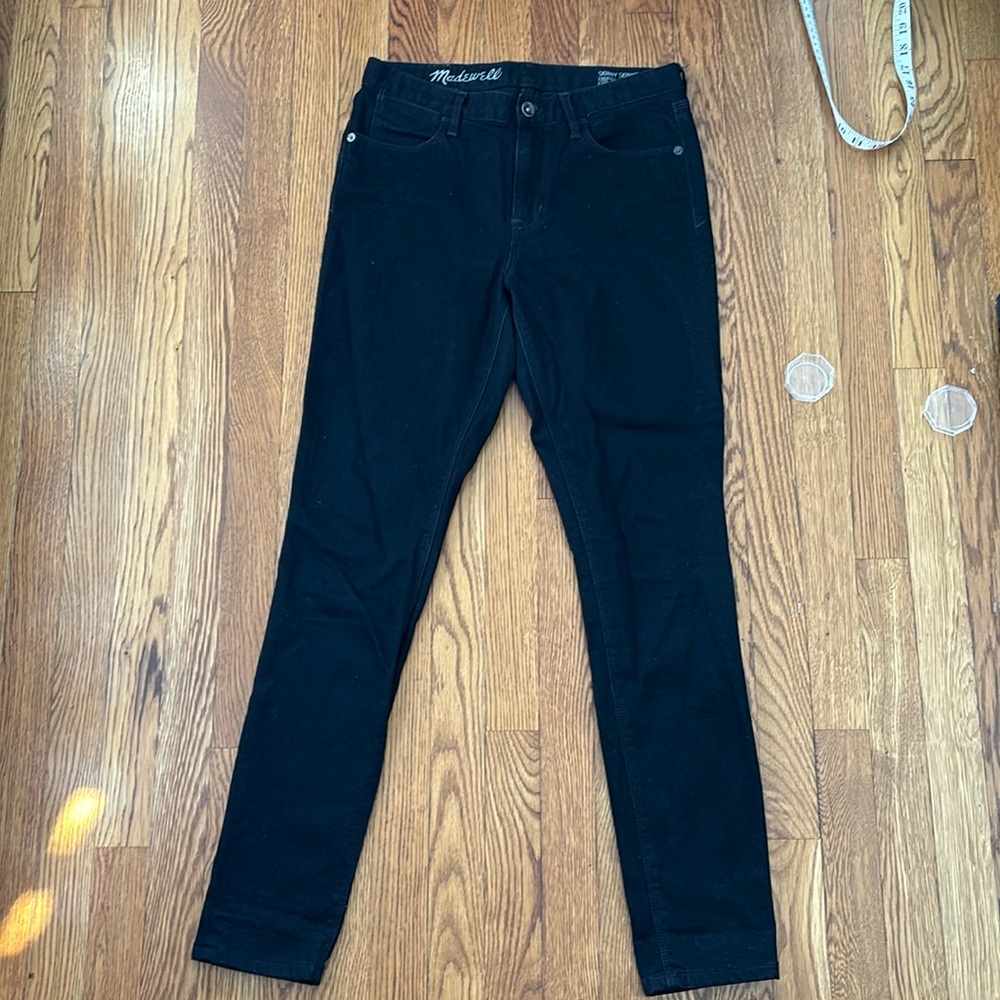 Madewell Skinny High Rise black jeans